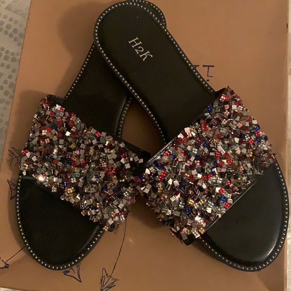rhinestone sandals
